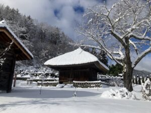 龍王山中禅寺-長野県上田市/薬師堂雪